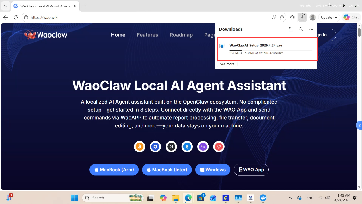SmartScreen security verification